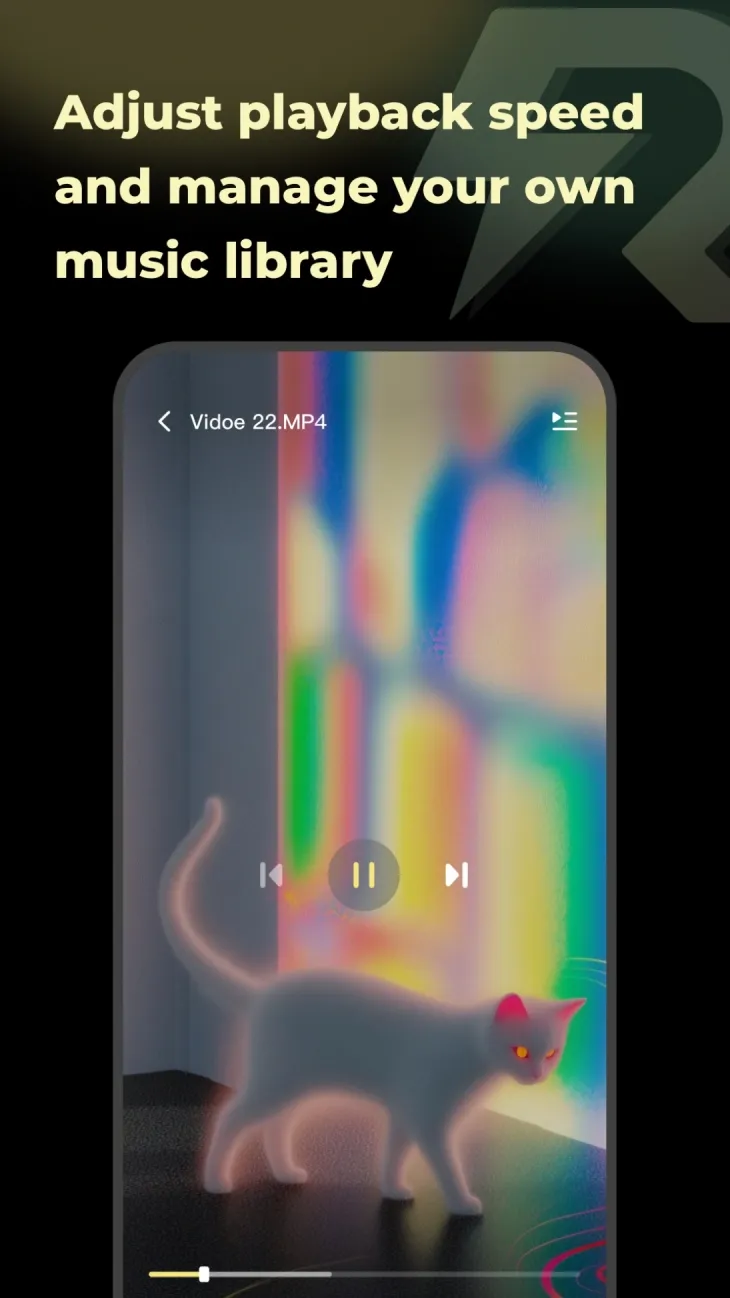 RinoWatch playback controls