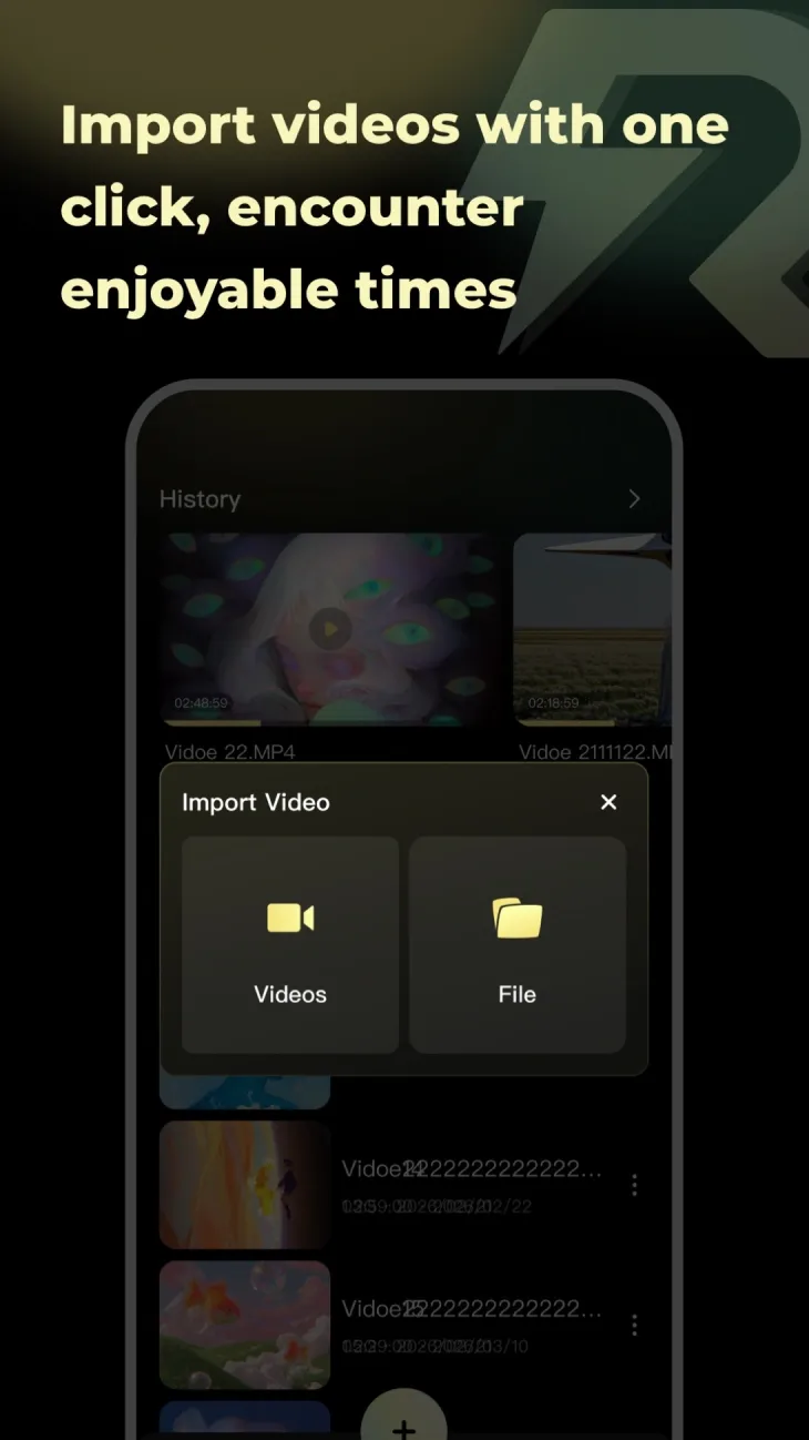 RinoWatch one-click video import